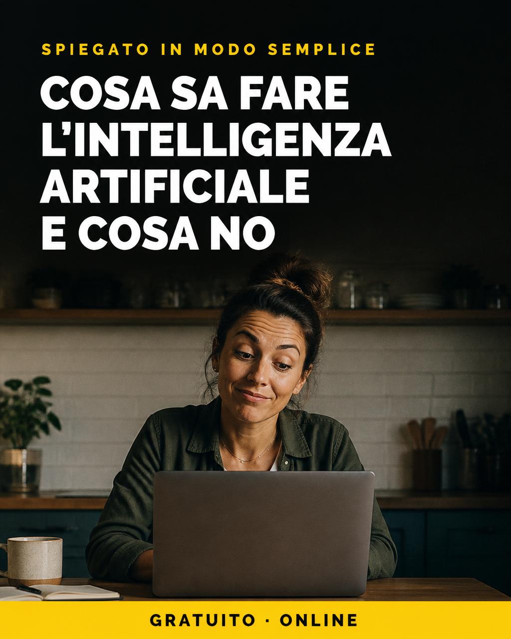 Locandina: Cosa l'IA sa fare e cosa no