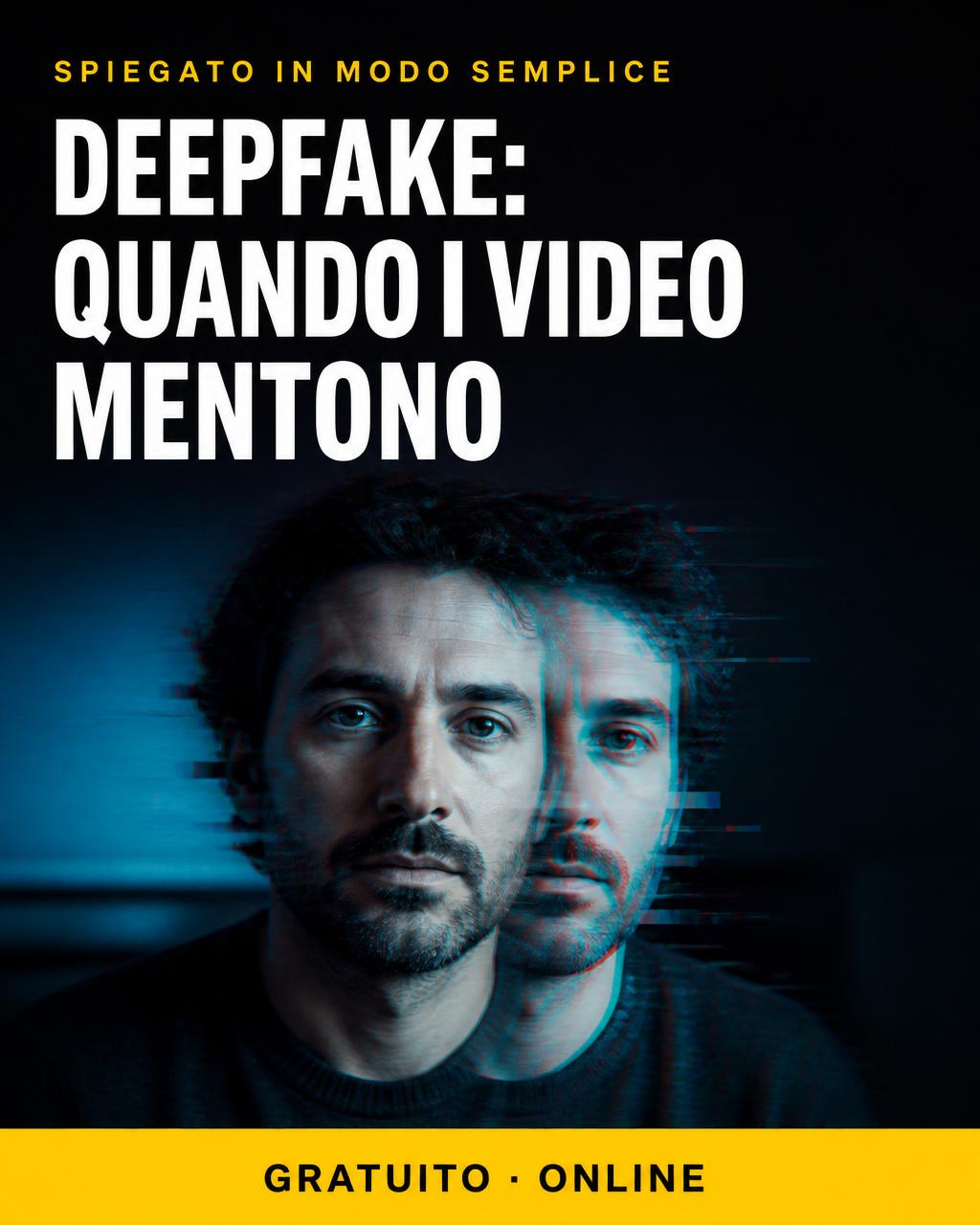 Locandina: Deepfake: quando i video mentono