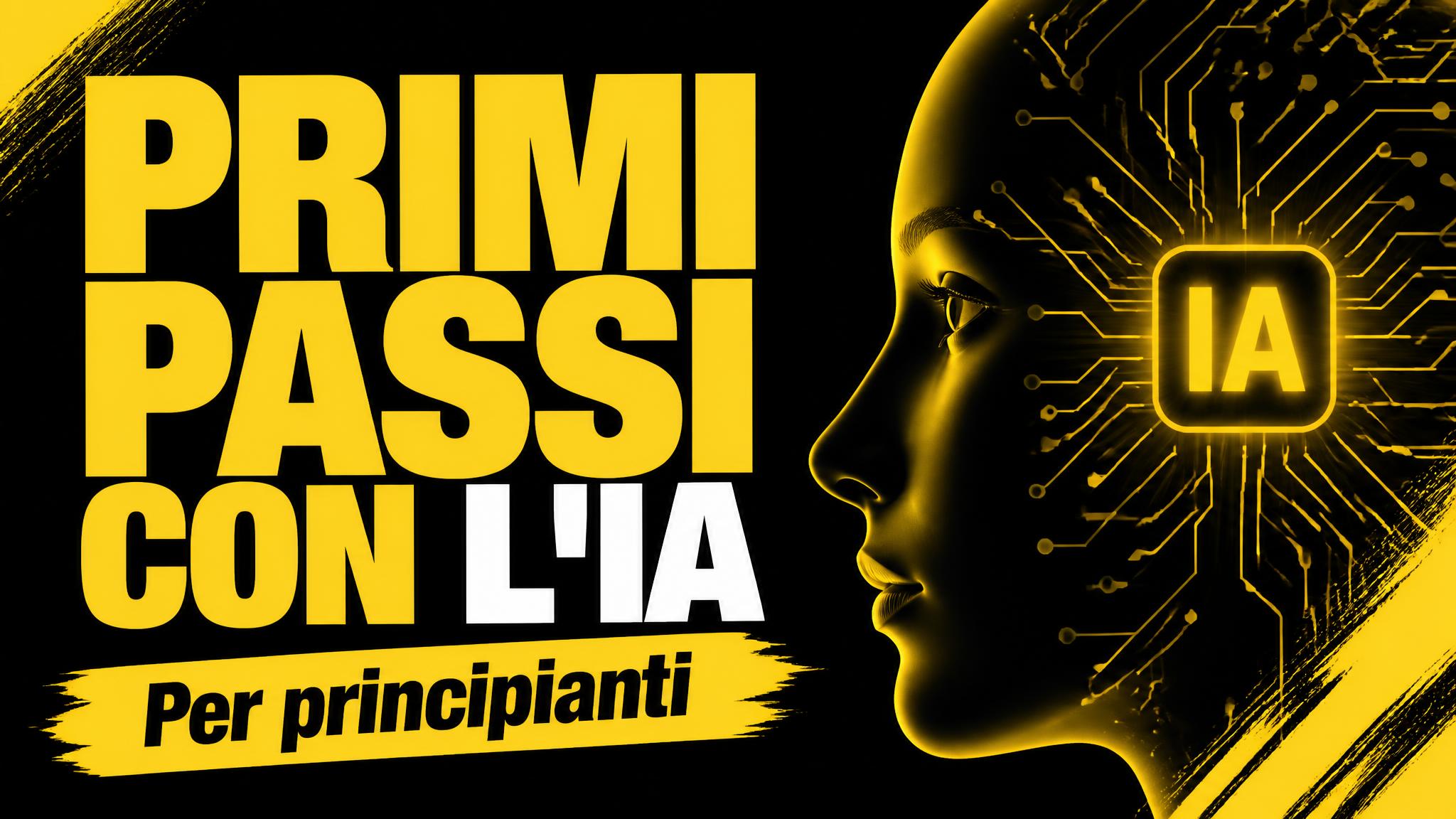 Locandina del corso: Primi passi con l'IA