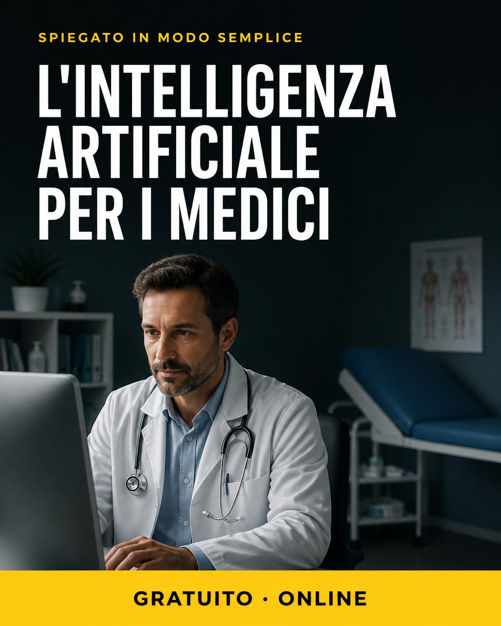 Locandina: IA per medici — le basi